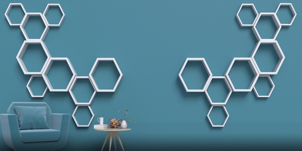Unique Hexagon Shelf Decoration Ideas Easy to DIY
